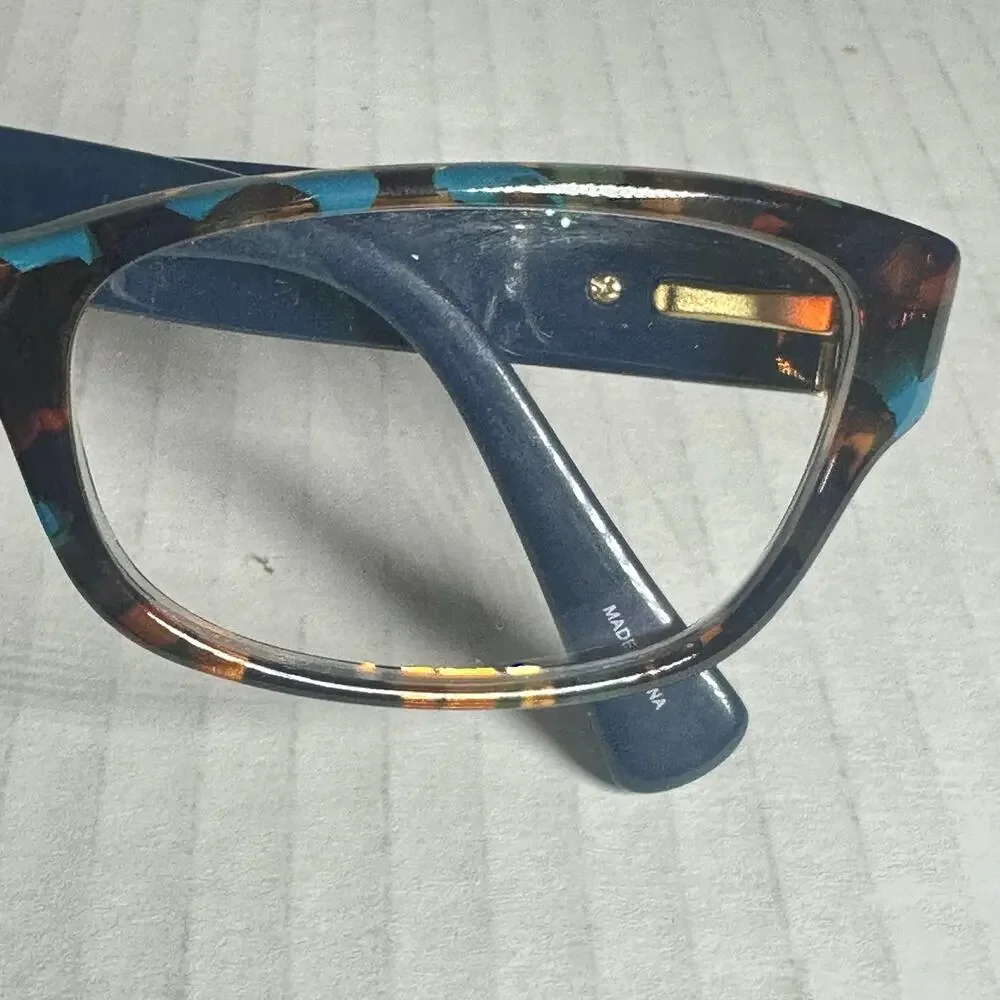 Coach HC6078 Eyeglasses Frames Teal Confetti 52-16-135 Women